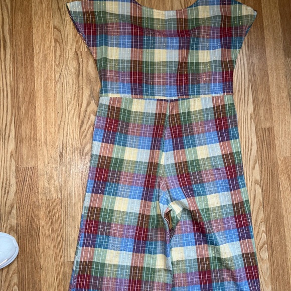 Ace & Jig Madras Suit Up Jumpsuit Size Small - Picture 10 of 15